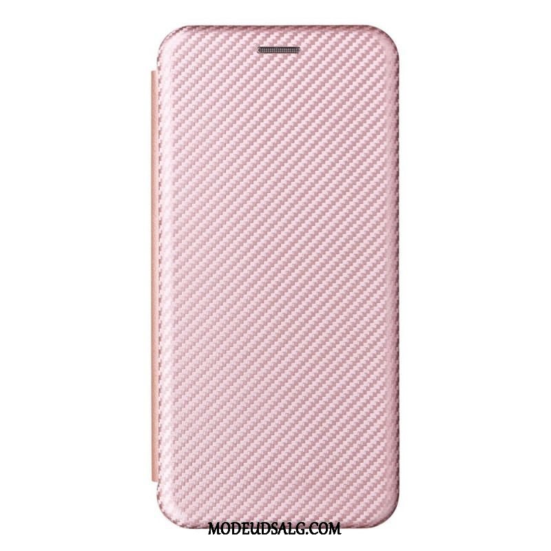 Cover Oppo Find X5 Lite Flip Cover Kulfiber Tekstur