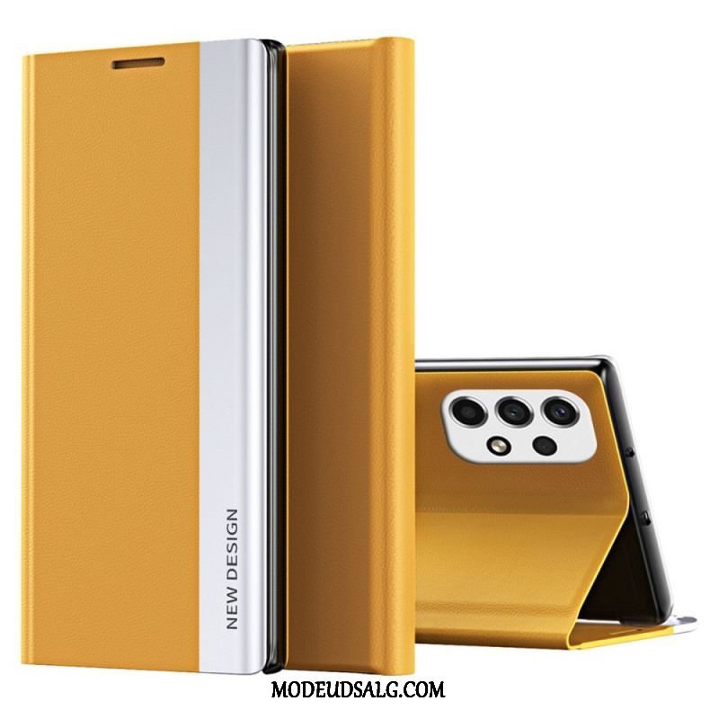 Cover Samsung Galaxy A53 5G Flip Cover Nyt Design I Kunstlæder