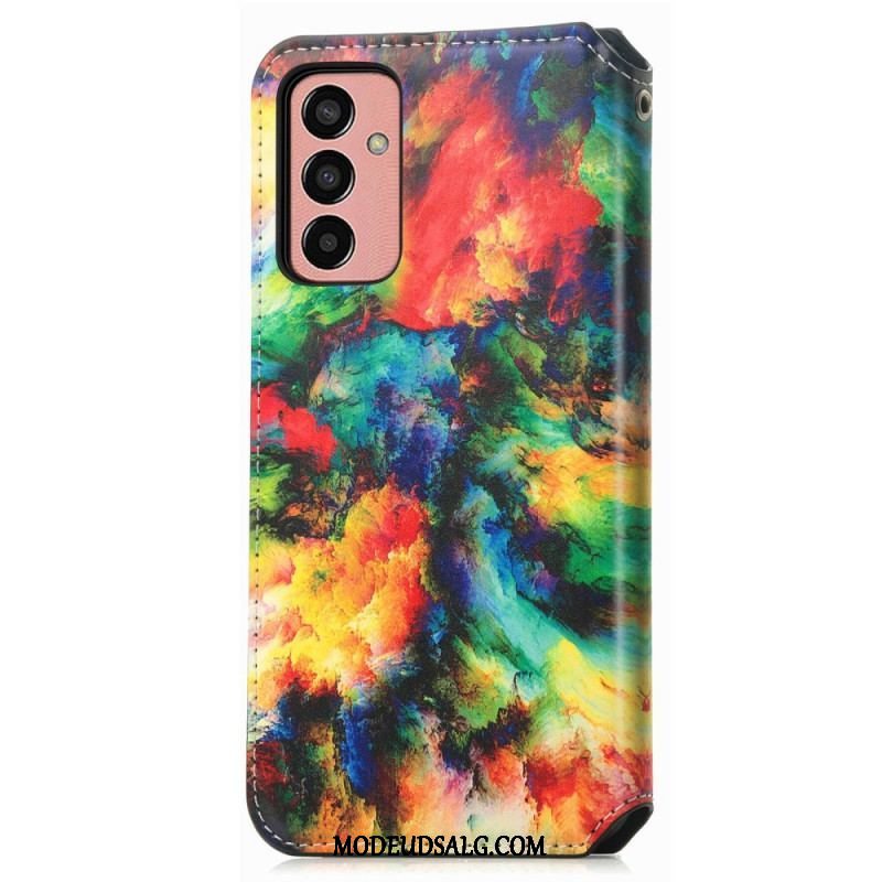Cover Samsung Galaxy M13 Flip Cover Caseneo Rfid Design