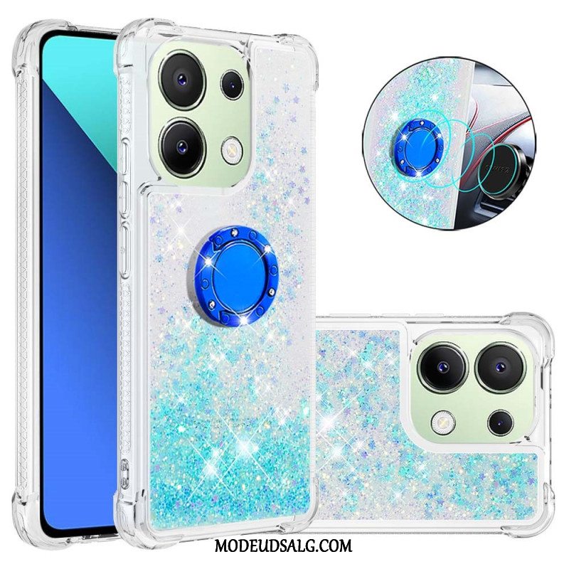 Cover Xiaomi Redmi Note 13 4g Glitter Ring-støtte