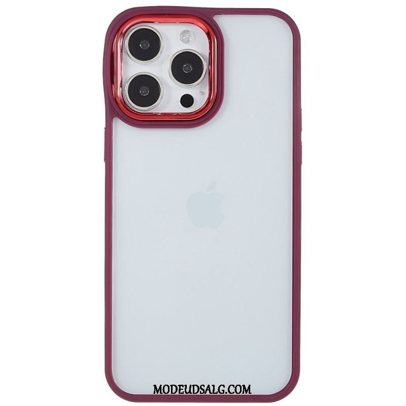 Cover iPhone 14 Pro Gennemsigtige Farvede Kanter