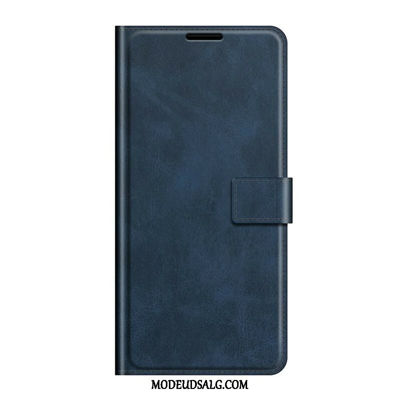 Flip Cover Oppo Find X3 Neo Slank Ekstrem Lædereffekt