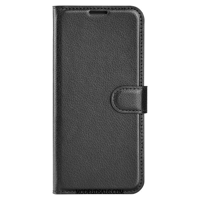 Flip Cover Oppo Reno 7 Klassisk Læderstil
