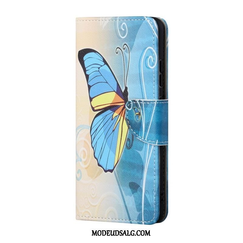 Flip Cover Samsung Galaxy A13 5G / A04s Suveræne Sommerfugle