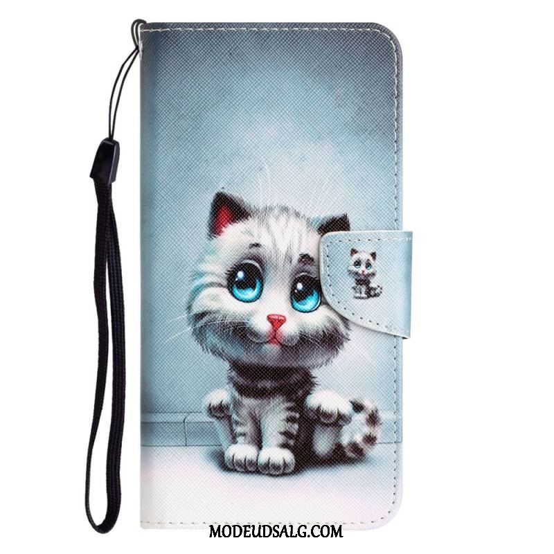 Flip Cover Samsung Galaxy S23 Plus 5G Med Snor Kun Thong Cats