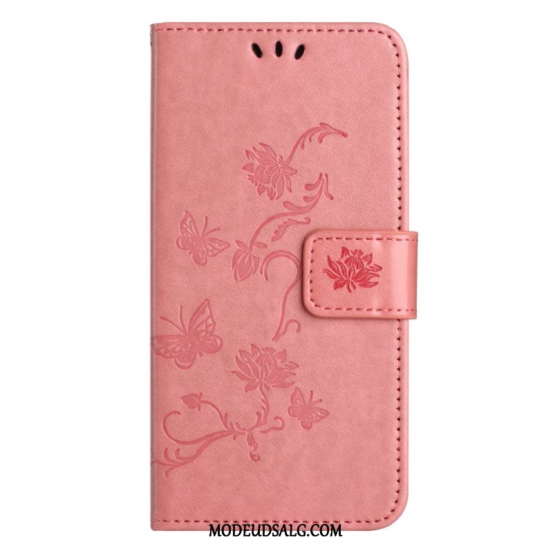 Flip Cover Til Xiaomi Redmi Note 13 5g Remblomster
