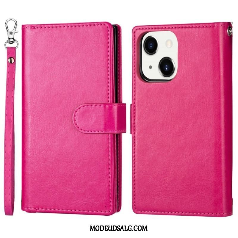 Flip Cover iPhone 14 Plus Aftagelig 9 Kortholder