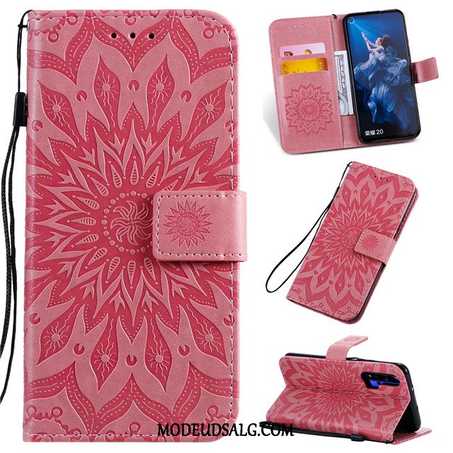 Honor 20 Pro Etui Lædertaske Beskyttelse Clamshell Alt Inklusive Anti-fald