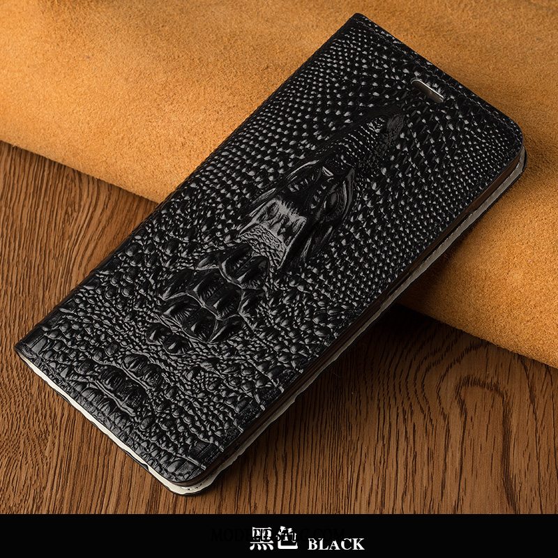 Htc Desire 10 Lifestyle Etui Ægte Læder Anti-fald Cover Kinesisk Stil Beskyttelse