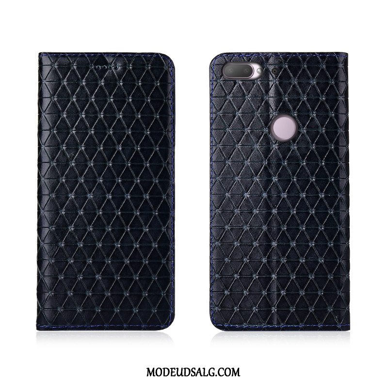 Htc Desire 12+ Etui / Cover Ny Blød Anti-fald Rød Ægte Læder