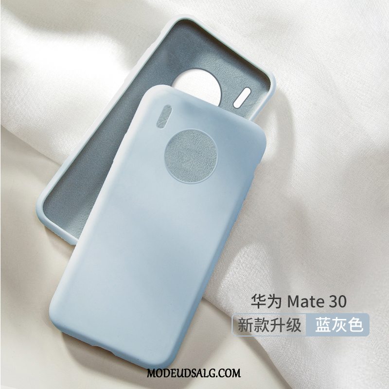 Huawei Mate 30 Etui Net Red Grå Blød Beskyttelse Silikone