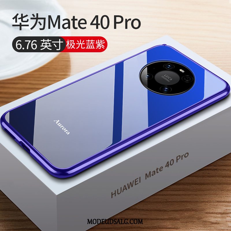 Huawei Mate 40 Pro Etui Metal Ramme Ny Cover Tynd
