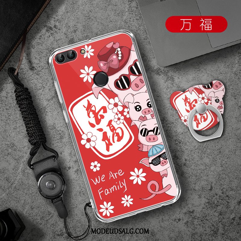 Huawei P Smart Etui / Cover Hængende Ornamenter Blød Rød Alt Inklusive