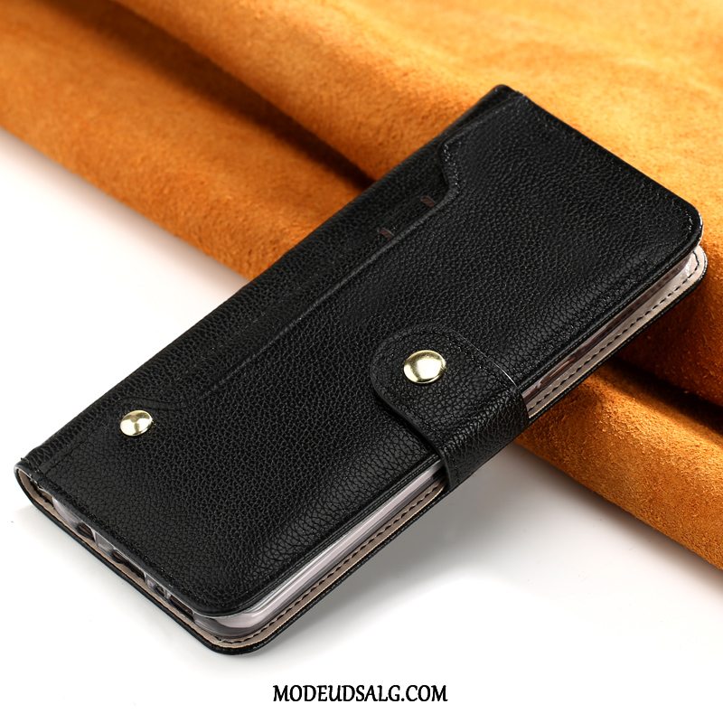 Huawei P20 Pro Etui Lædertaske Ægte Læder Beskyttelse Clamshell Cover