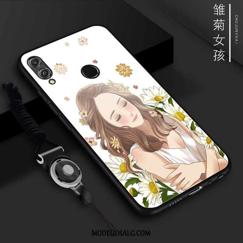 Huawei Y7 2019 Etui / Cover Scratch Mælkebøtte Cartoon Cherry