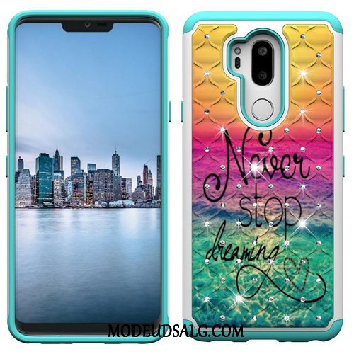 Lg G7 Thinq Etui Cartoon Sort Silikone Kreativ Af Personlighed