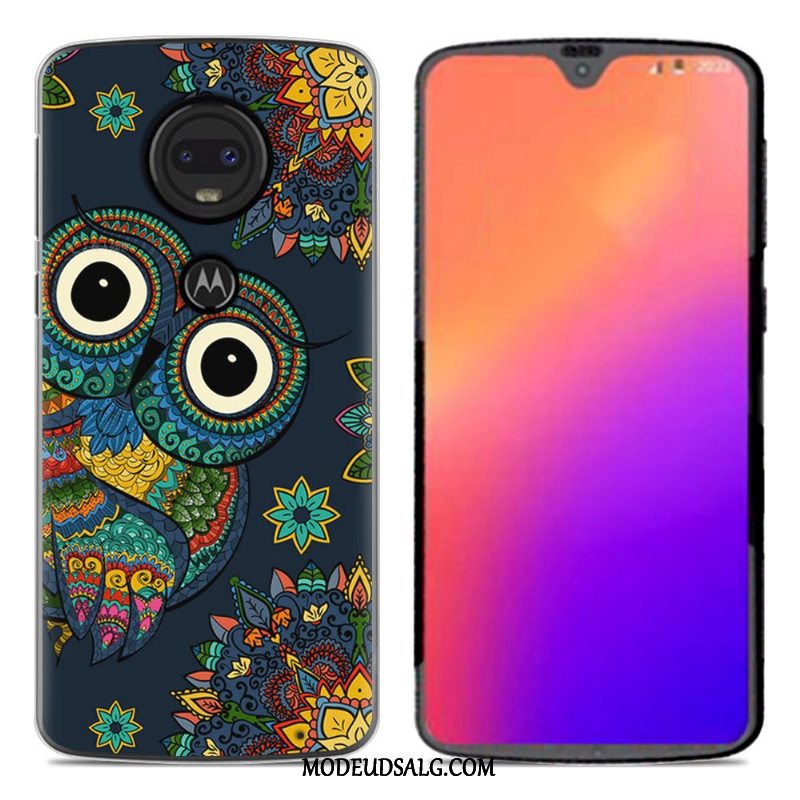 Moto G7 Etui Cartoon Lyserød Cover Silikone-etui Trend