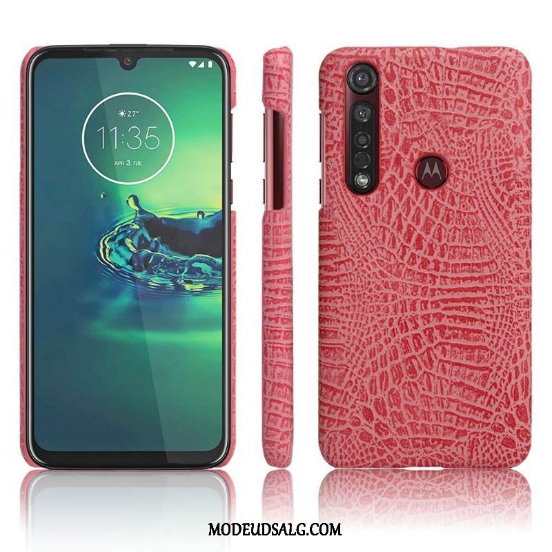 Moto G8 Plus Etui Læder Tynd Kvalitet Cover Lys