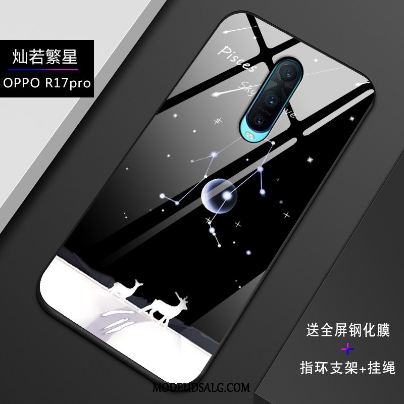 Oppo Rx17 Pro Etui Cover Hærdning Blød Anti-fald Membrane