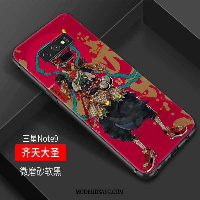 Samsung Galaxy Note 9 Etui Anti-fald Vintage Trend Silikone Hængende Ornamenter