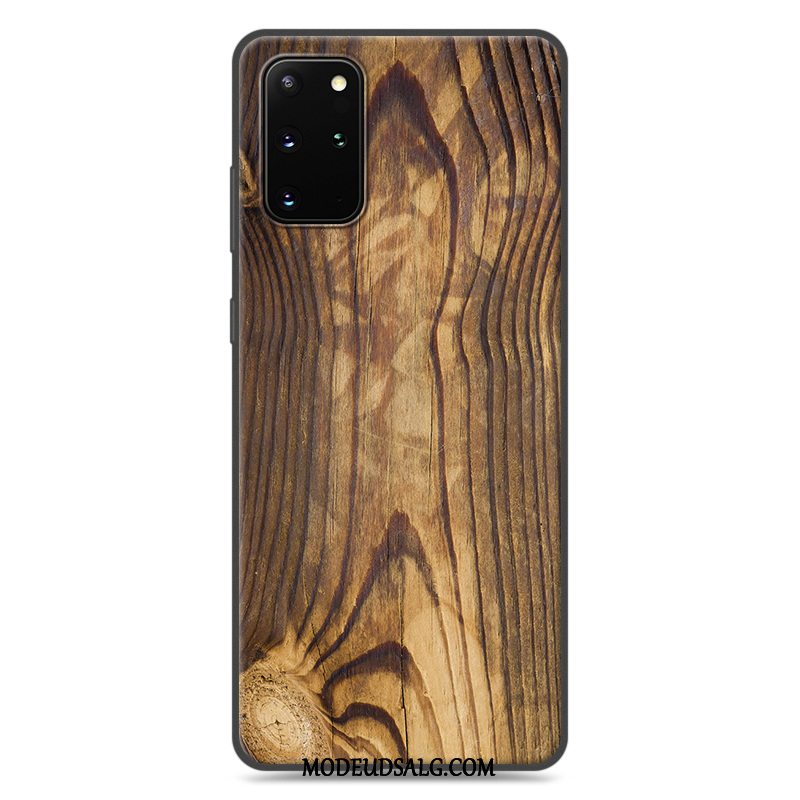 Samsung Galaxy S20+ Etui Grå Trækorn Nubuck Alt Inklusive Simple