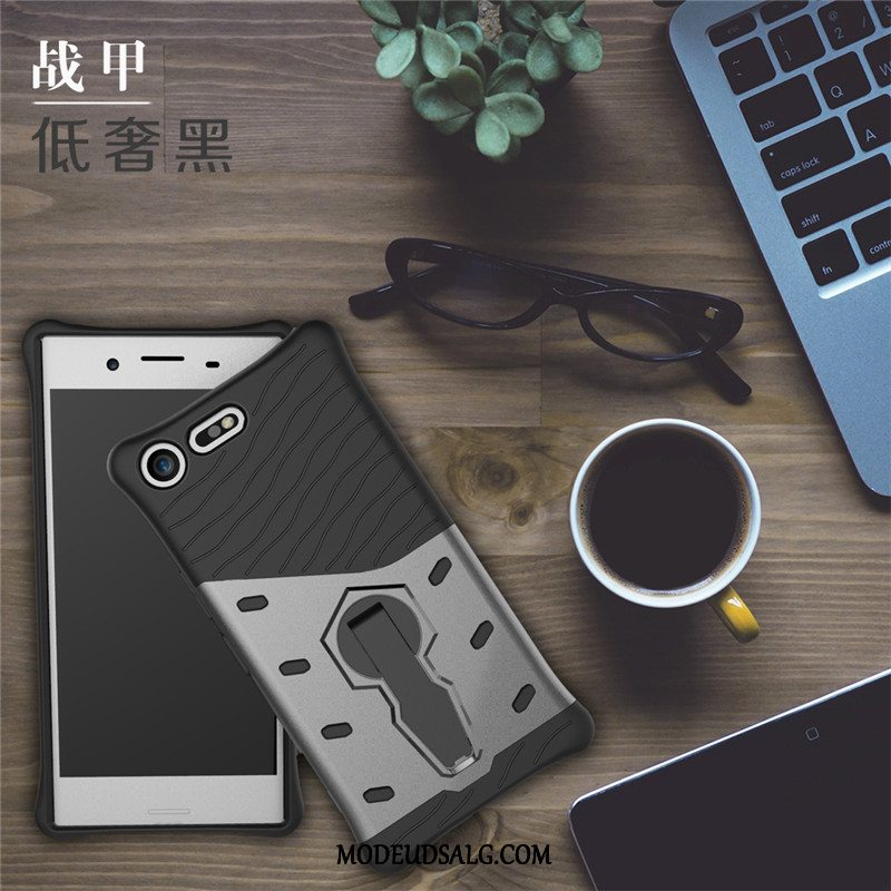 Sony Xperia Xz Premium Etui / Cover Beskyttelse Hård Guld Alt Inklusive