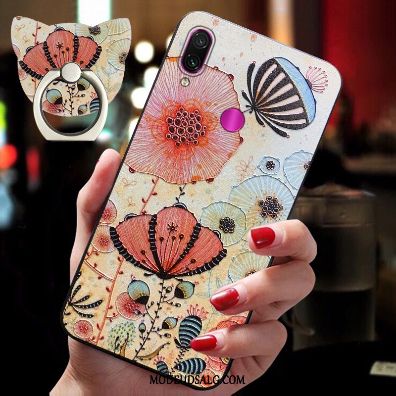 Xiaomi Redmi Note 7 Etui Beskyttelse Guld Kreativ Silikone Trendy