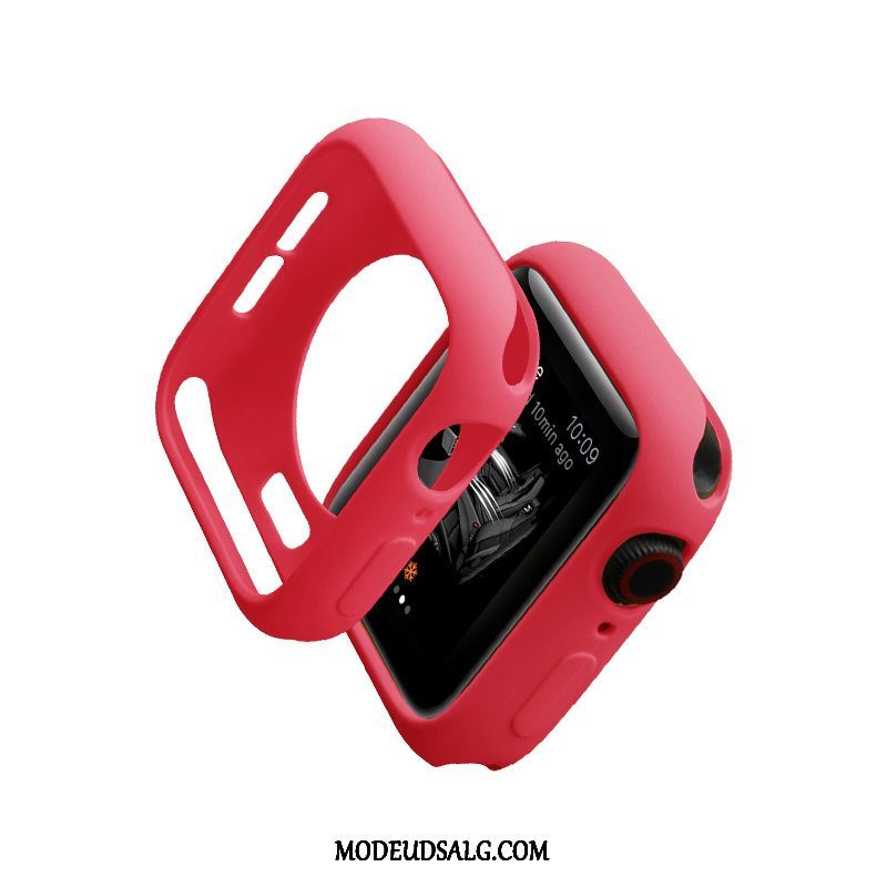 Apple Watch Series 1 Etui Cover Beskyttelse Rød Silikone Trendy