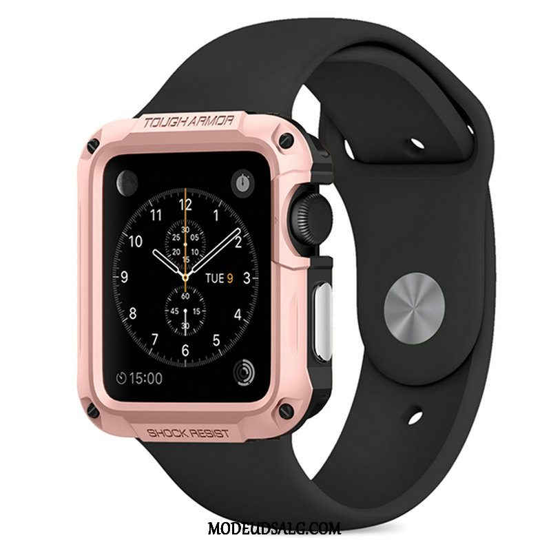 Apple Watch Series 1 Etui Udendørs Beskyttelse Cover Rosa Guld Sport