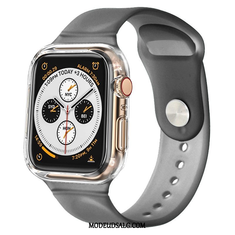 Apple Watch Series 3 Etui Silikone Beskyttelse Sort Cover Sport