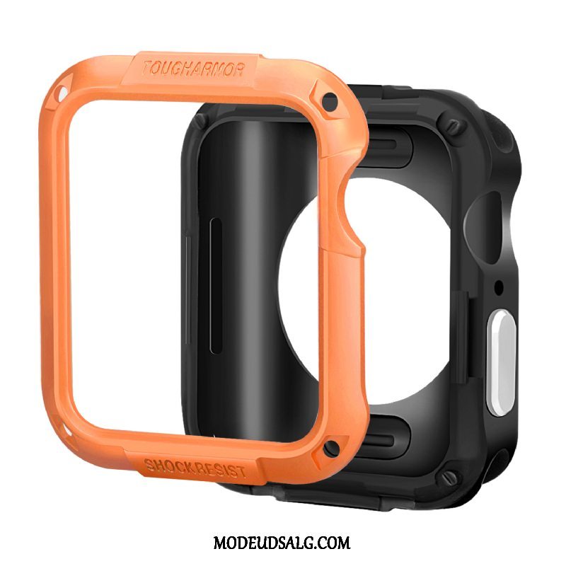 Apple Watch Series 3 Etui Silikone Cover Orange Tilbehør Anti-fald