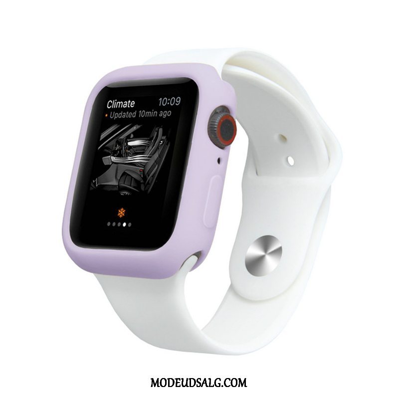 Apple Watch Series 4 Etui Alt Inklusive Blød Candy Farve Beskyttelse Lilla