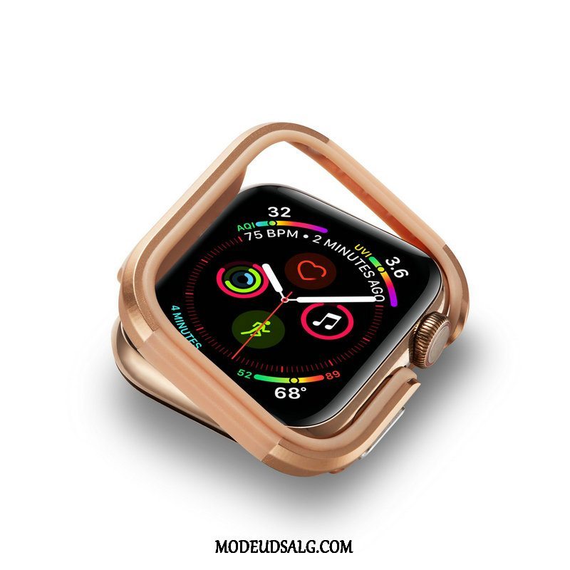 Apple Watch Series 4 Etui Anti-fald Ramme Guld Metal Beskyttelse