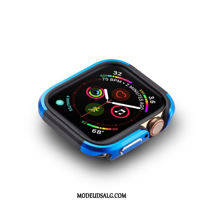 Apple Watch Series 4 Etui Pu Ny Legering Cover Metal
