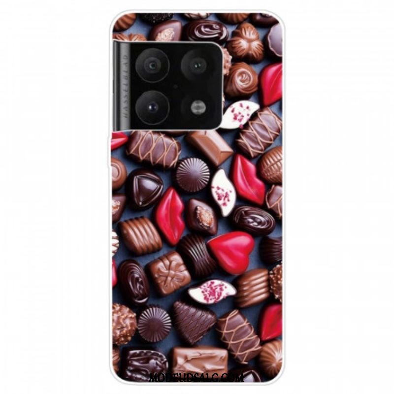 Cover OnePlus 10 Pro 5G Fleksibel Chokolade