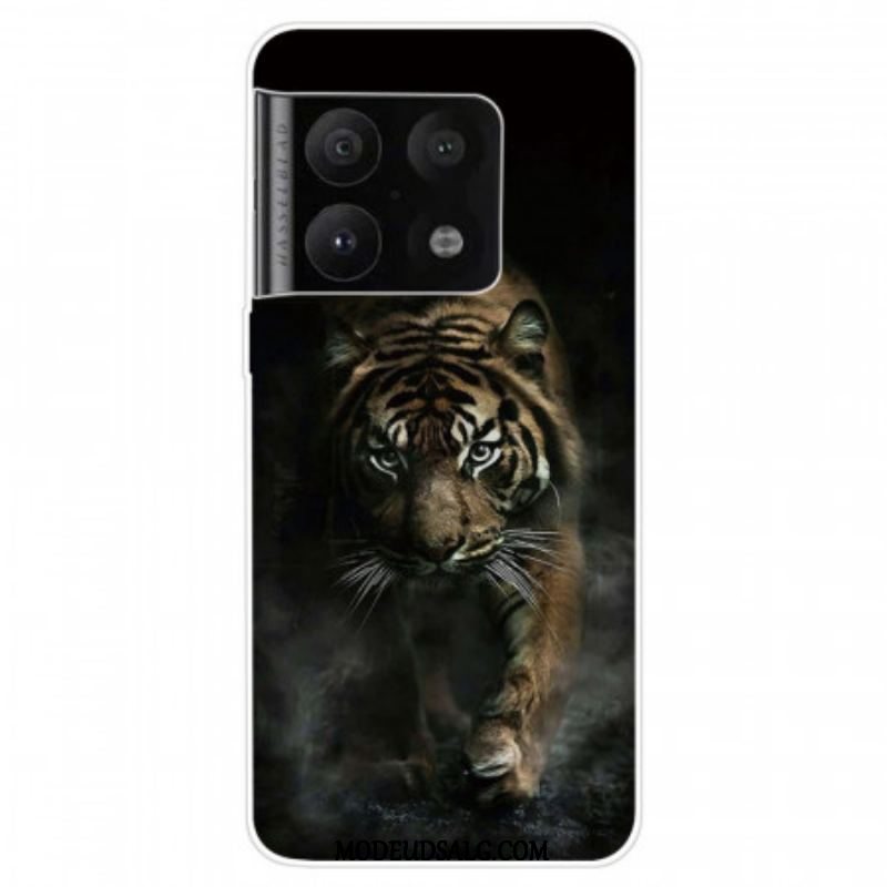 Cover OnePlus 10 Pro 5G Fleksibel Tiger In Mist