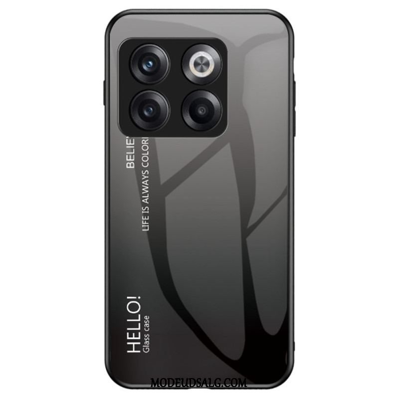 Cover OnePlus 10T 5G Hærdet Glas Hej