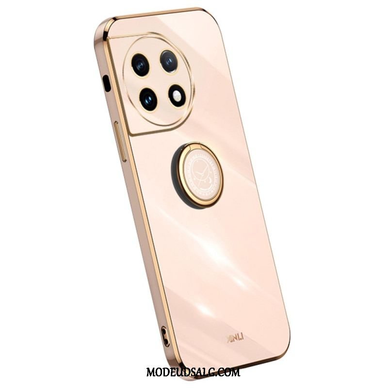 Cover OnePlus 11 5G Gyldne Kanter Med Ringstøtte