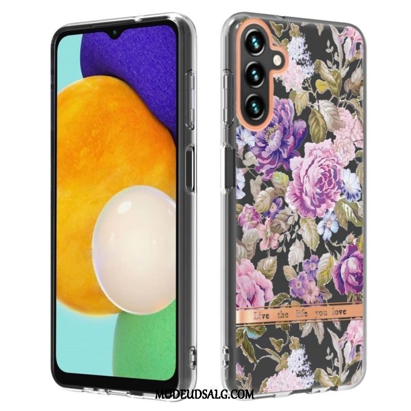Cover Samsung Galaxy A14 / A14 5G Farverige Blomster