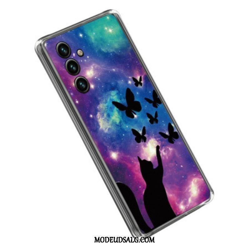 Cover Samsung Galaxy A14 / A14 5G Space Cat Silikone