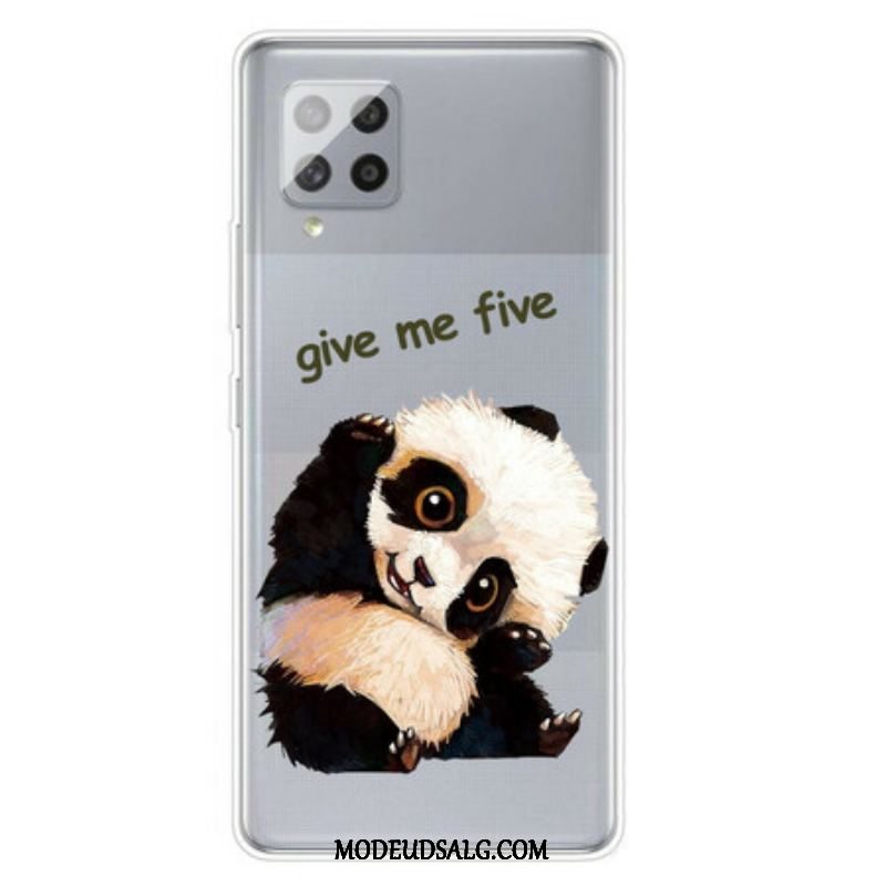 Cover Samsung Galaxy A42 5G Sømløs Panda Giv Me Five
