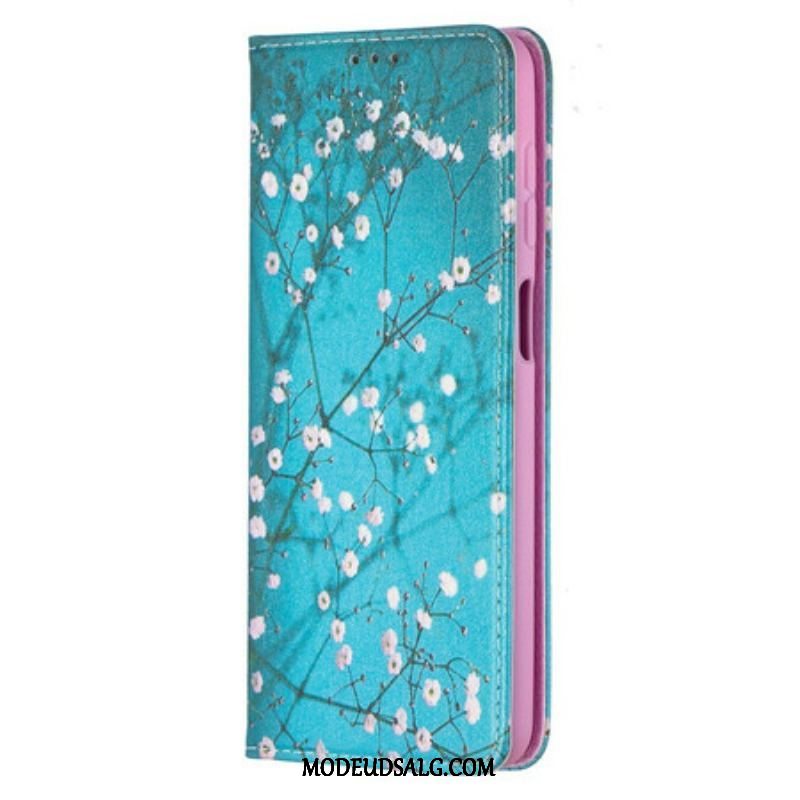 Cover Samsung Galaxy M12 / A12 Flip Cover Blomstrende Grene