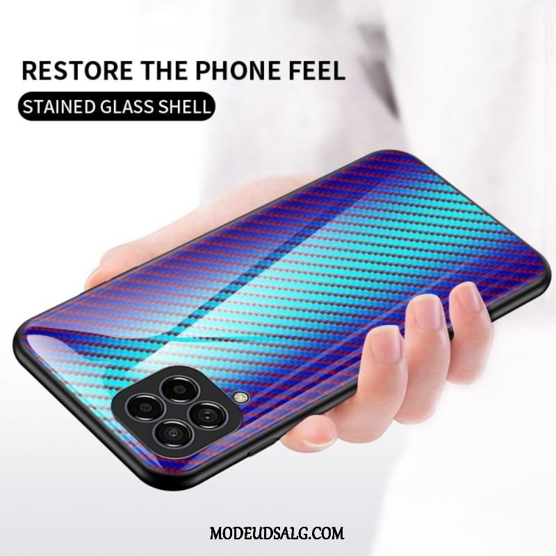 Cover Samsung Galaxy M53 5G Kulfiber Hærdet Glas