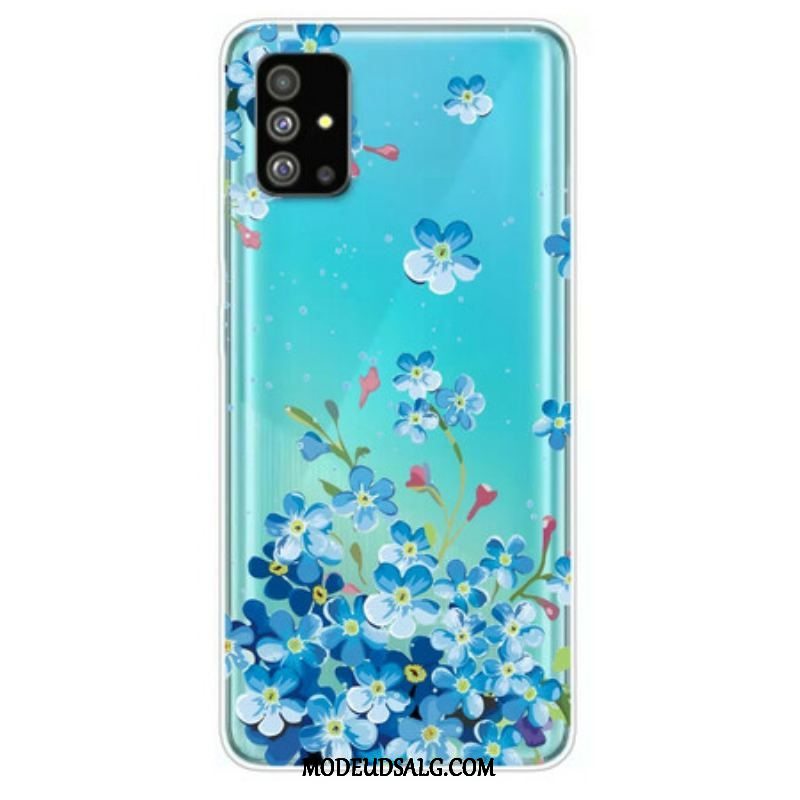 Cover Samsung Galaxy S20 Plus / S20 Plus 5G Blå Blomster