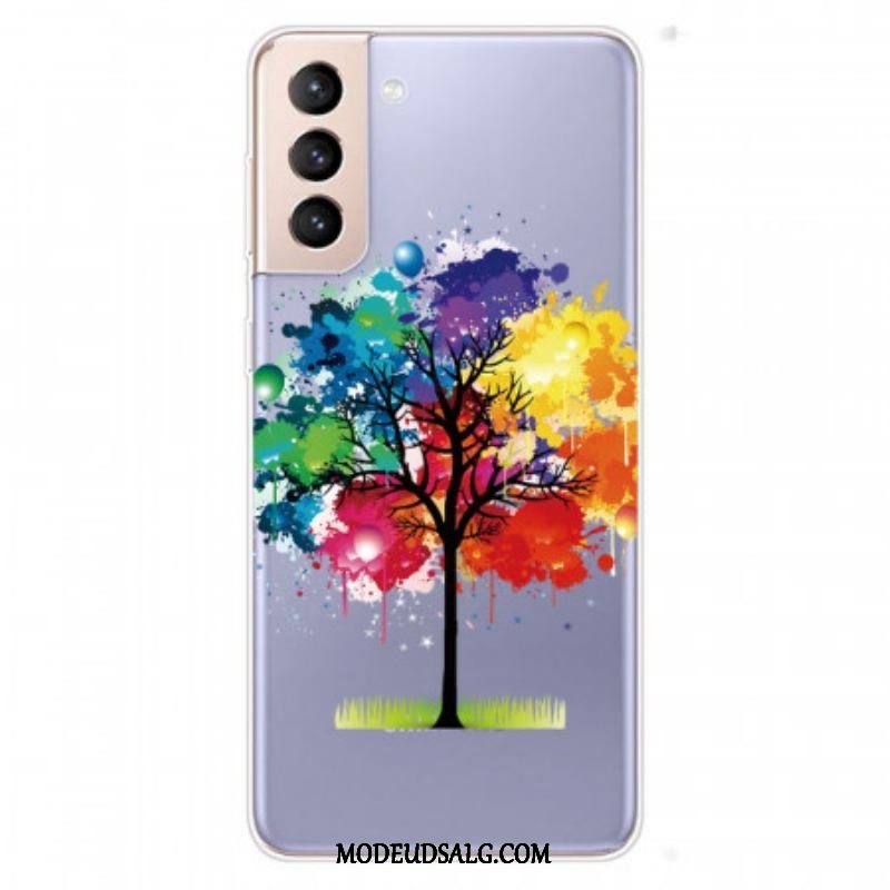 Cover Samsung Galaxy S22 5G Sømløst Akvareltræ
