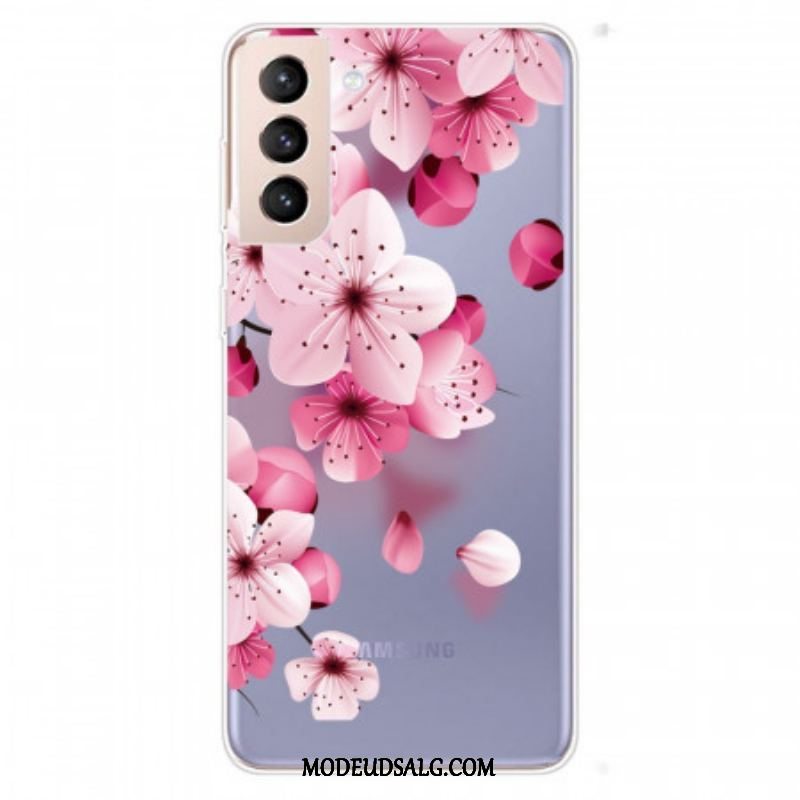 Cover Samsung Galaxy S22 Plus 5G Små Lyserøde Blomster