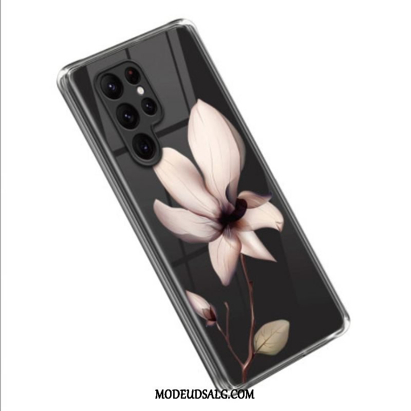 Cover Samsung Galaxy S23 Ultra 5G Lyserød Blomst