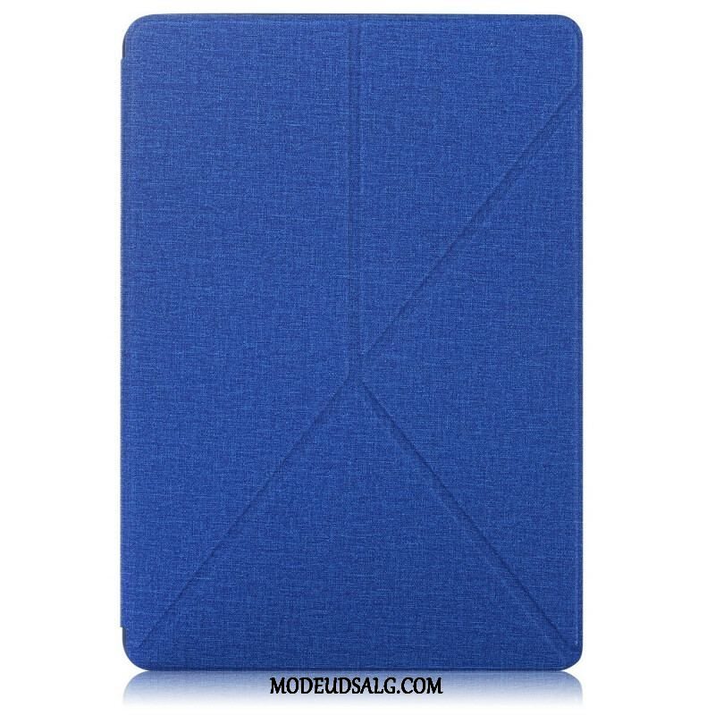 Cover Samsung Galaxy Tab S7 FE Origami Stof Tekstur
