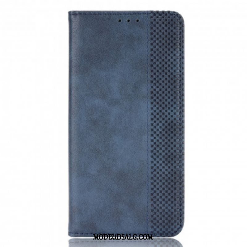 Cover Samsung Galaxy Z Fold 3 5G Flip Cover Stiliseret Lædereffekt