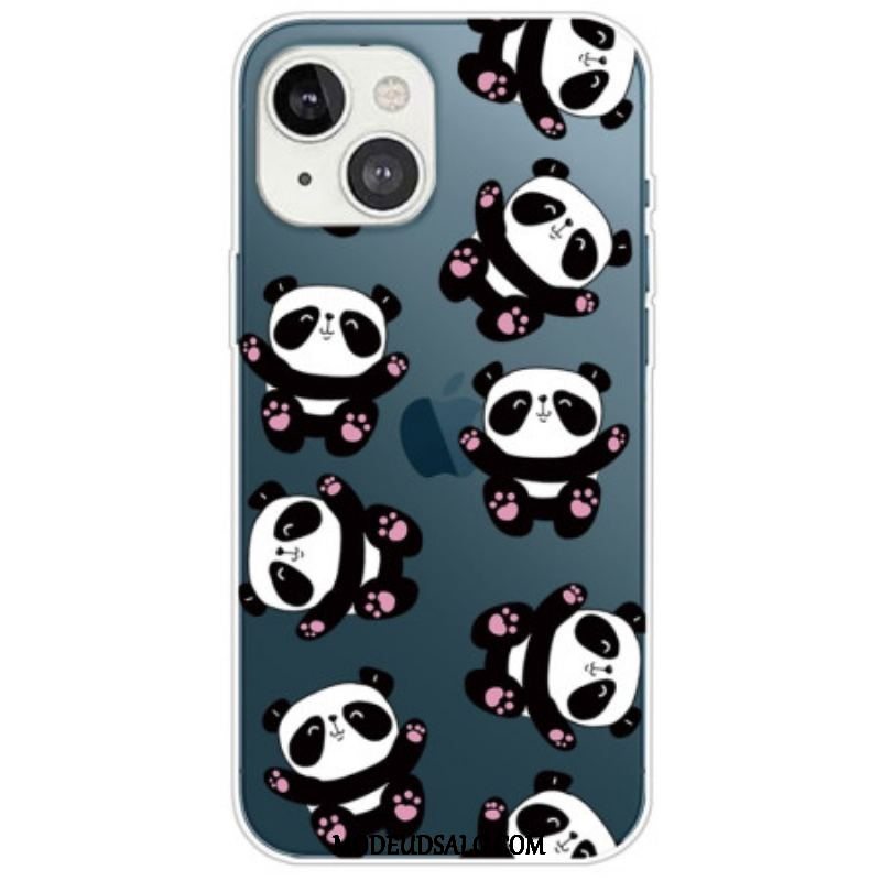 Cover iPhone 14 Plus Små Pandaer